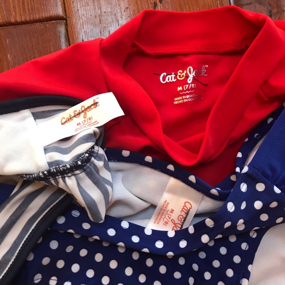 4th of July swimsuit and rash guard - Picture 2 of 3